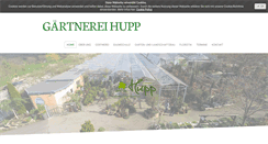 Desktop Screenshot of gaertnereihupp.de