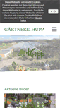 Mobile Screenshot of gaertnereihupp.de